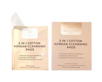 3-in-1 Cotton Korean Cleansing Pads