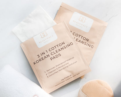 3-in-1 Cotton Korean Cleansing Pads 3 Box Bundle