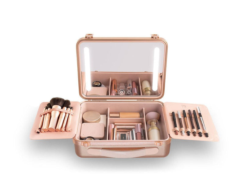 The Beautifect Box | Gold Limited Edition | Makeup Organiser With LED ...